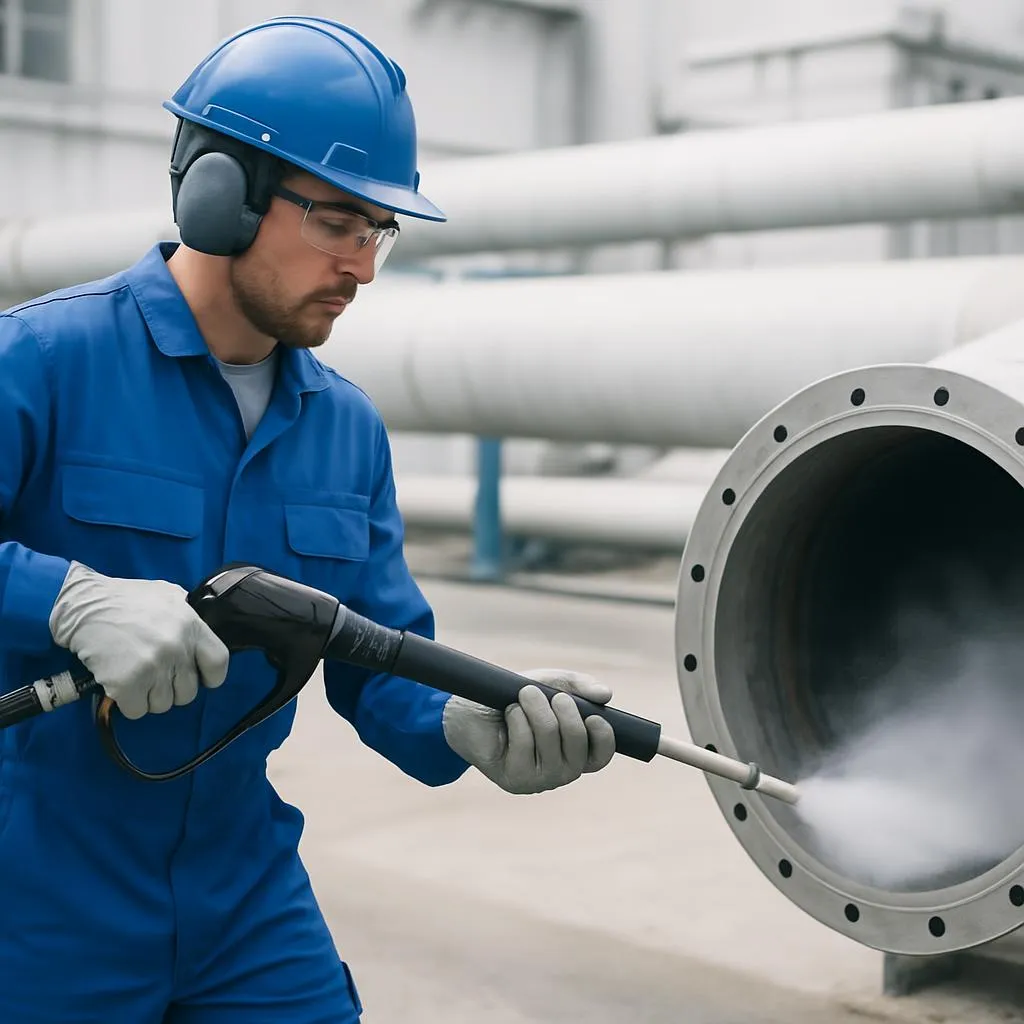 Processo de hidrojateamento